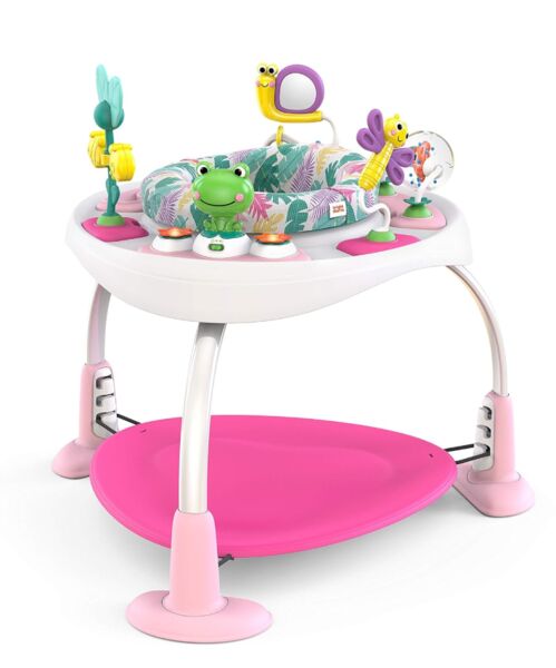 Bright Starts Bounce Baby 2-in-1 Aktivitätshüpfer | vaaleanpunainen 1