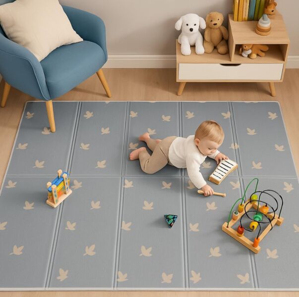Bubba Bear play mat | grey, image 1 of 1