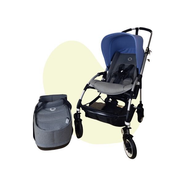 Bugaboo Bee 3 Kinderwagen | grau/blau 1