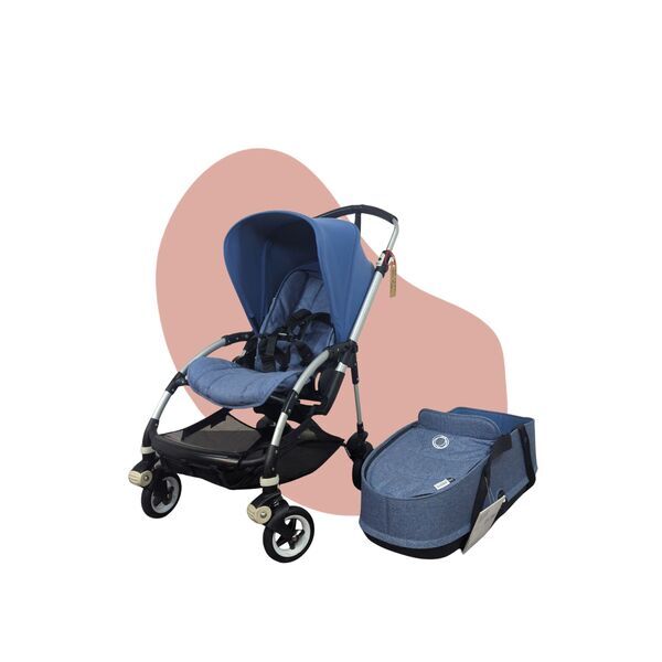Bugaboo Bee 5 Duo Kinderwagen | blau 1