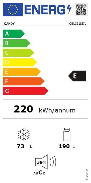 Candy CBL3518E/L Kühl-/Gefrierkombination | weiß 5