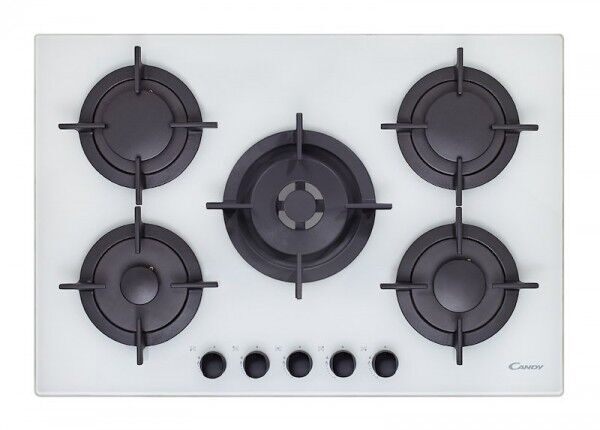 Candy CVG75SWGB Gas Hob | silver 1