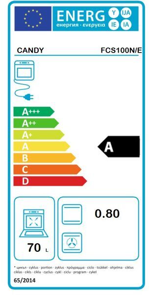 Candy Smart FCS 100 N/E Baking oven | black 2