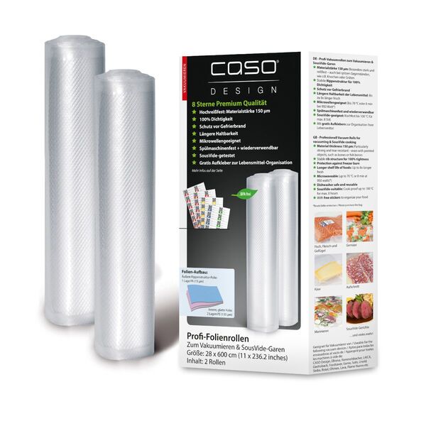 Caso Foil Roll 28x600 cm 2 Pieces | transparent | new