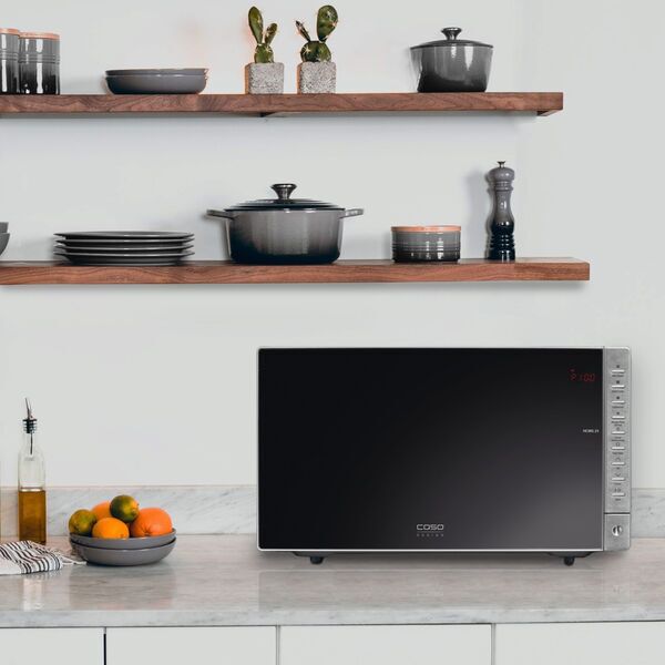 Caso HCMG 25 Microwave with hot air and grill | silver/black 3