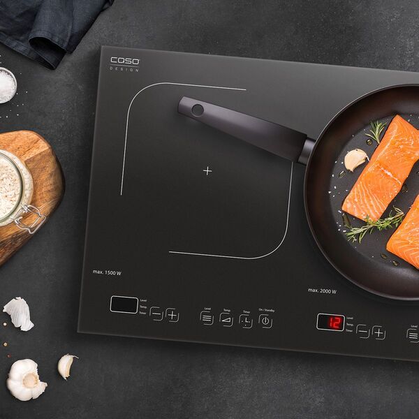 Caso Pro Menu 3500 Mobile double induction hob | black 3
