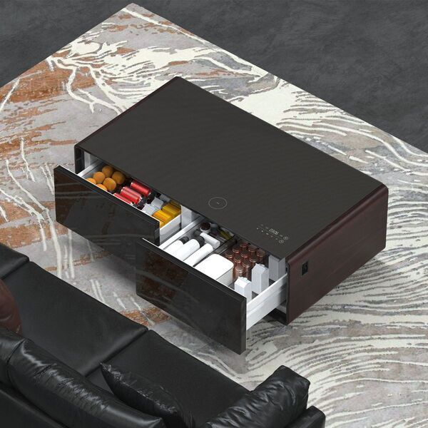 Caso Sound & Cool Lounge-Table Wood | black/brown 5