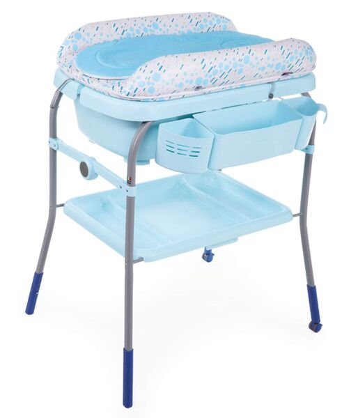 Chicco Cuddle & Bubble Бебешка вана с повивална маса | син, image 1 of 1