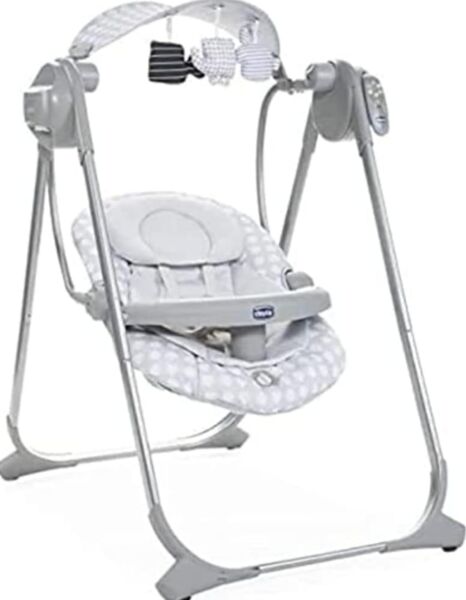 Chicco Polly Swing Up detská hojdačka | strieborná, image 1 of 1