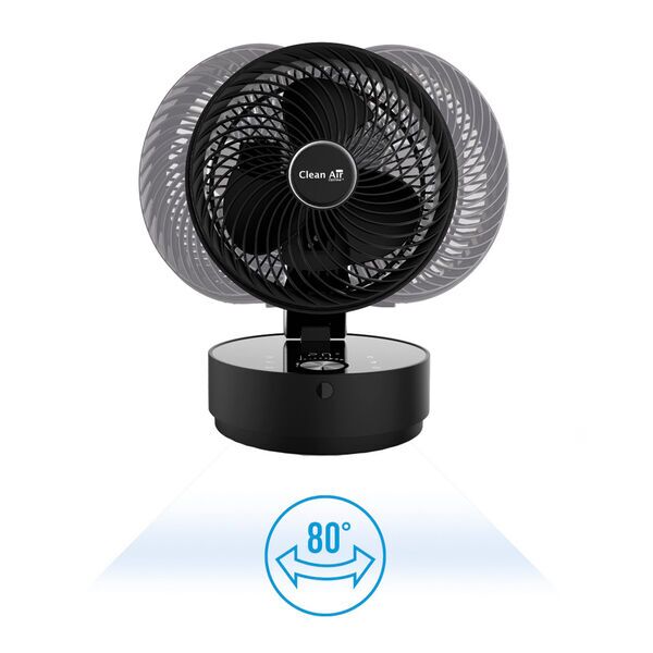 Clean Air Optima Design Ventilador de circulação com ionizador CA-404B | preto 3