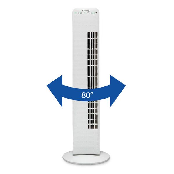 Clean Air Optima Luxury tower fan with ionizer CA-405 | white 2