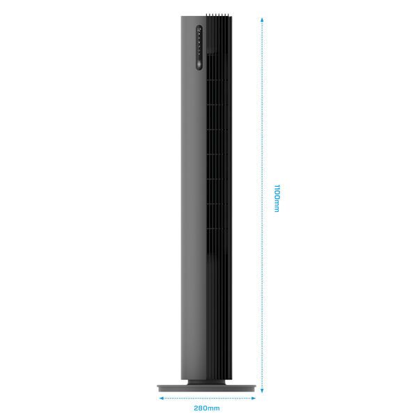 Clean Air Optima Ventilador de torre de luxo CA-407G Smart | cinzento/preto 5