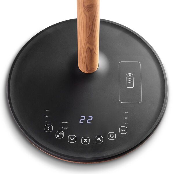 Clean Air Optima Wood Design Ventilador de circulação CA-408 Smart | castanho/preto 4