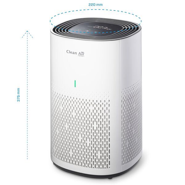 Clean Air Optima Purificador de ar inteligente com ionizador HEPA CA-505 Smart | branco/cinzento 5