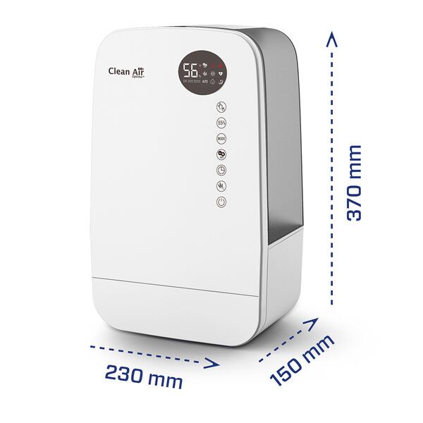 Clean Air Optima Luftbefeuchter mit Ionisator CA-607W Smart | weiß 4