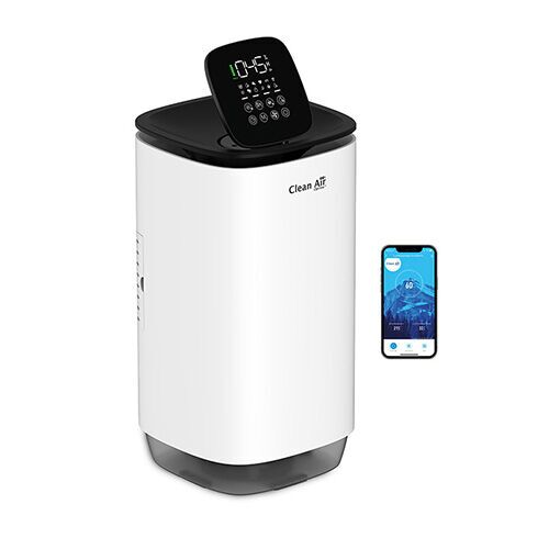Clean Air Optima 2in1 Déshumidificateur et Purificateur d'air CA-808 Smart Top Filling | blanc/noir 1