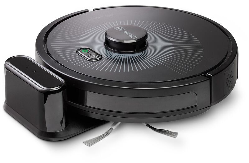 Clean Air Optima Robot aspirateur avec fonction d'essuyage RVC-001B Smart | noir/gris 2