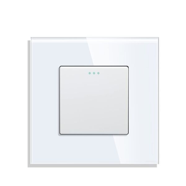 CNBINGO M1-P102 interruttore a levetta a 1 via | bianco, image 1 of 2
