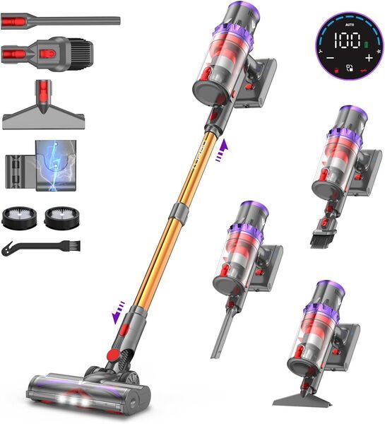 Coovy SU7 Battery hand vacuum cleaner | gold, image 1 of 1