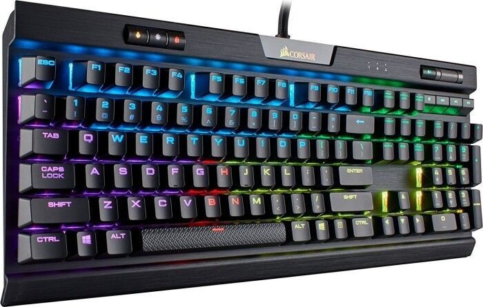 Corsair K70 RGB MK.2 Rapidfire | Cherry MX SPEED RGB SILVER | czarny | US 2