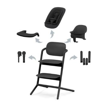 Cybex gold Lemo high chair 4in1 | black, image 1 of 1