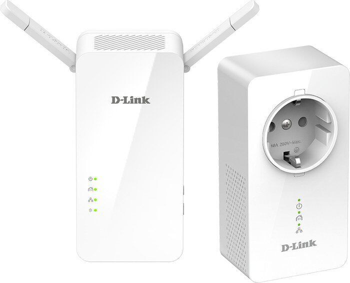 D-Link PowerLine AV1000 DHP-W611AV Starter Kit | hvid