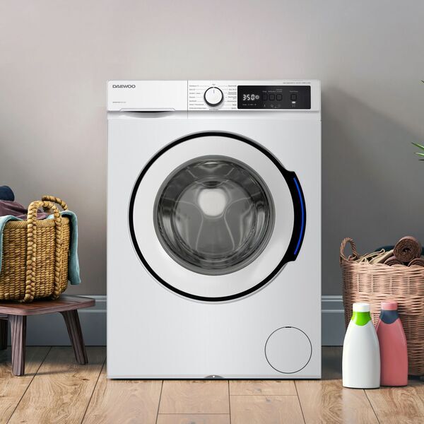 Daewoo WM-FB0634W1A-DE Front-loading Washing Machine 10 kg | white, image 3 of 5