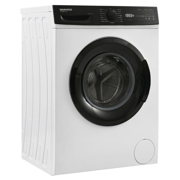 Daewoo WM814TTWA1DE Frontlader Waschmaschine 8 kg | weiß/schwarz, image 3 of 5