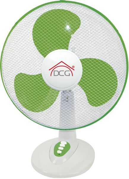 DCG VE9046 Tischventilator | weiß/grün 1