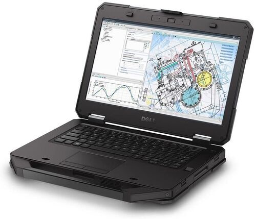 Som Ny: Dell Latitude 14 Rugged 5414 | i5-6300U | 14" | 8 GB | 1 TB SSD | WXGA | Bakgrundsbelyst tangentbord | 4G | Win 10 Pro | DE