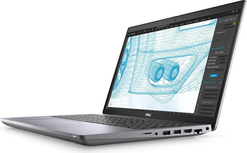 Dell Precision 3561 | i7-11850H | 15.6" | 32 GB | 512 GB SSD | Quadro T600 | Tastaturbeleuchtung | Win 11 Pro | US 2