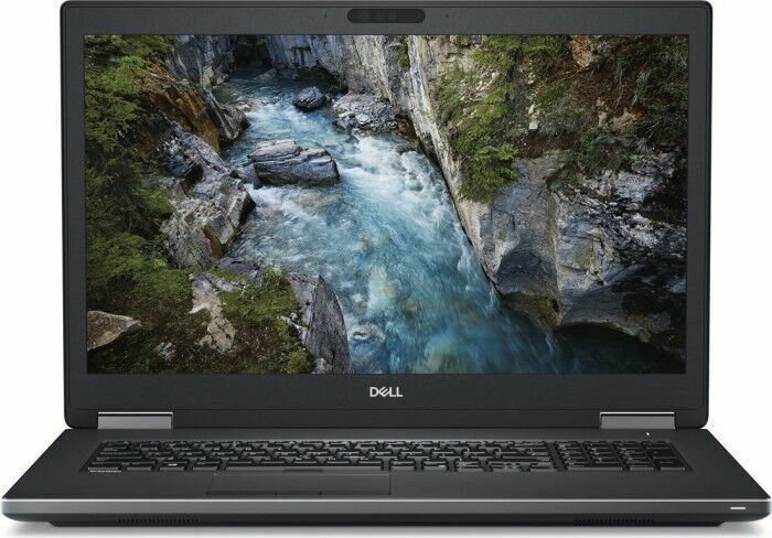 Dell Precision 7740 | i7-9850H | 17.3" | 8 GB | 2 TB SSD | FHD | Webcam | Tastaturbelysning | RTX 3000 Mobile | sort | Win 11 Pro | DE 1