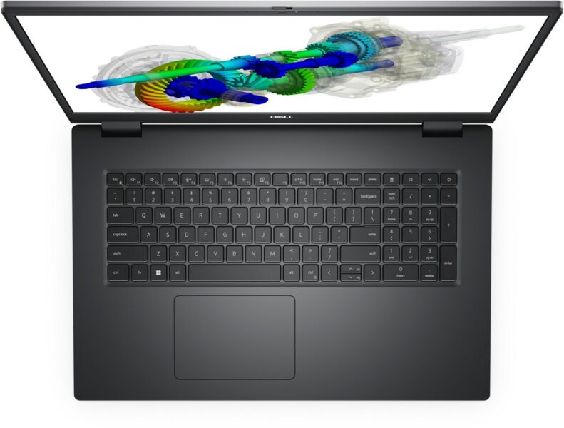 Dell Precision 7770 | i7-12850HX | 17.3" | 32 GB | 1 TB SSD | RTX A3000 | FP | iluminação do teclado | Win 11 Pro | DE 2
