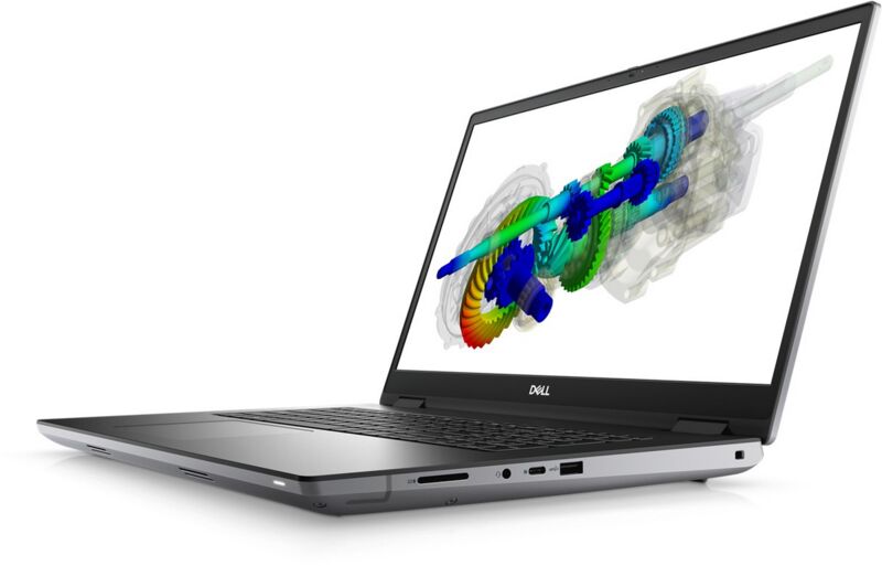 Dell Precision 7770 | i7-12850HX | 17.3" | 32 GB | 1 TB SSD | RTX A3000 | FP | iluminação do teclado | Win 11 Pro | DE 4