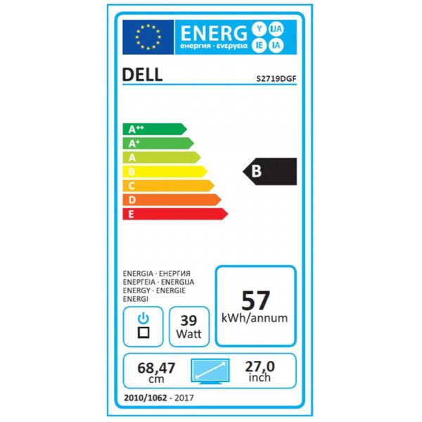 Dell S2719DGF | 27" | sølv 5