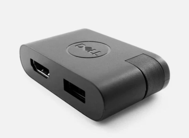 Dell USB-C to HDMI 2.0/USB-A 3.0 adapter | black 1