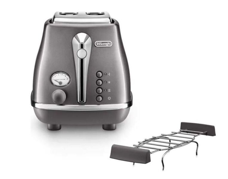 De'Longhi CTO T2103.GY Icona Toaster | grau 1