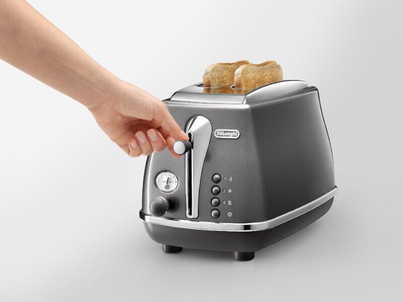 De'Longhi CTO T2103.GY Icona Toaster | grau 2