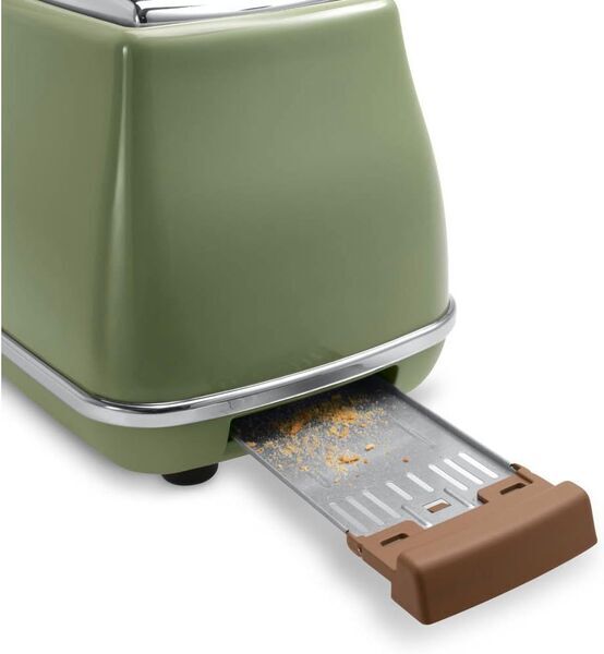 De'Longhi CTOV 2103.GR Vintage Icona Toaster | groen 4