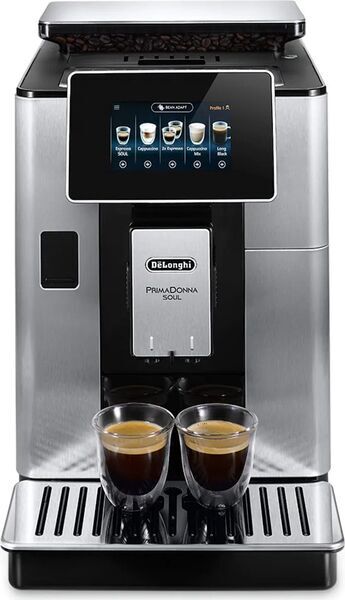 De'Longhi ECAM 610.74.MB PrimaDonna Soul | hopea/musta 2