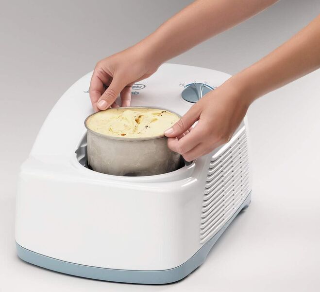 De'Longhi ICK 5000 Ismaskine | hvid/blå 2