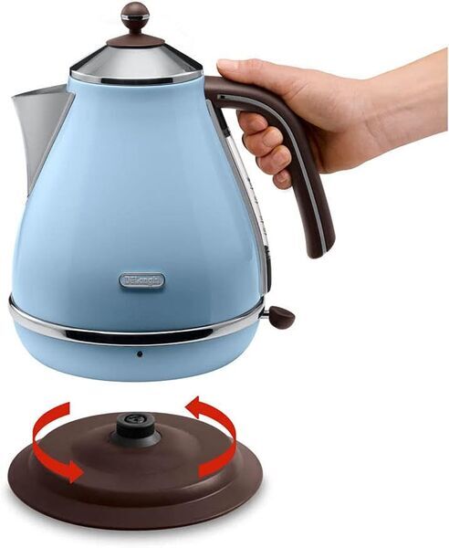 De'Longhi KBOV 2001.AZ Icona Vintage Wasserkocher | blau 3