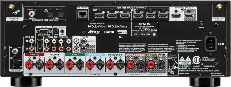 Denon AVR-X2800H DAB | svart 3