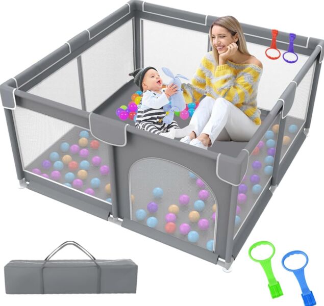 Dujeff playpen | grey, image 1 of 1