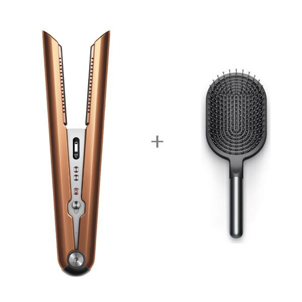 Bundle Dyson Corrale™ Hair straightener + free Paddle brush | copper/nickel 1