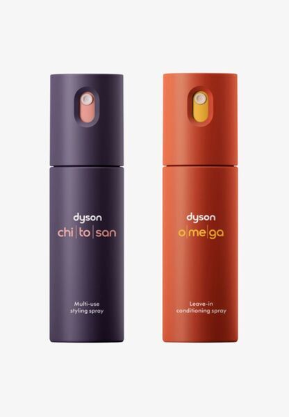 Dyson Chitosan™ Multi-Use Stylingspray & Dyson Omega™ Leave-In Conditioning Spray Reisegröße-Geschenkset | 50 ml 1