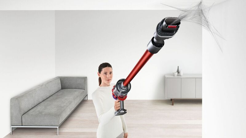 Dyson Cyclone V10™ Motorhead Aspirateur à main balai | nickel/rouge 3