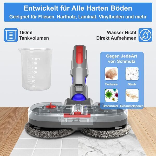 Dyson ‎DSPJ-01 Mop Attachment | silver 2