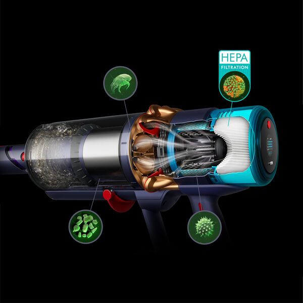 Dyson Gen5detect™ Absolute Akku-Handstaubsauger | nachtblau/kupfer 5