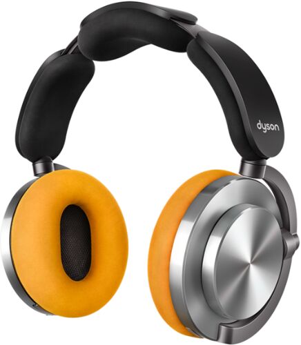 DYSON Over-Ear-Kopfhörer "OnTrac™", gelb, aluminium, B:21cm H:20cm T:10,8cm, Kopfhörer, Integriertes Mikrofon zum telefonieren und Geräuschunterdrückung 4